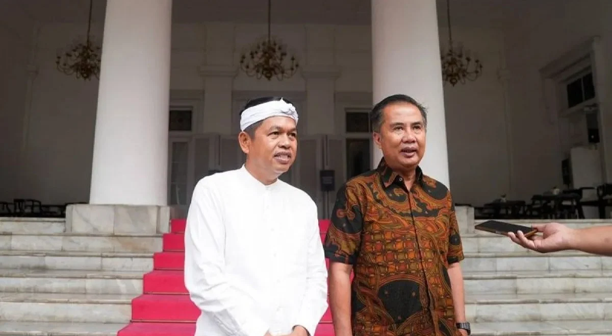 Dedi Mulyadi dan Bey Machmudin di Gedung Sate/Istimewa/