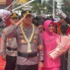 Kepolisian Resor Kota (Polresta) Bandung menggelar kegiatan serah terima jabatan (Sertijab) Kapolresta yang baru pada hari ini Selasa (14/1/2025). Foto Agi