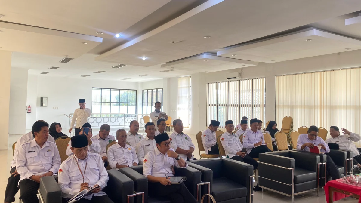 Rapat Koordinasi Pimpinan (Rakor) Cegah Kekerasan Seksual Untuk memperkuat Pengawasan di Lingkungan Pendidikan Islam (Cecep Herdi/Jabar Ekspres)