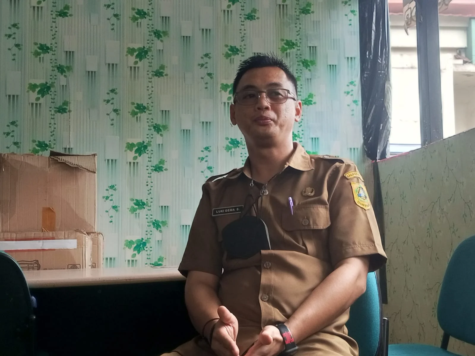 Ketua Tim Surveilans dan Imunisasi Dinkes Kabupaten Bogor, Luki Gema Safari. (Regi / Jabar Ekspres)