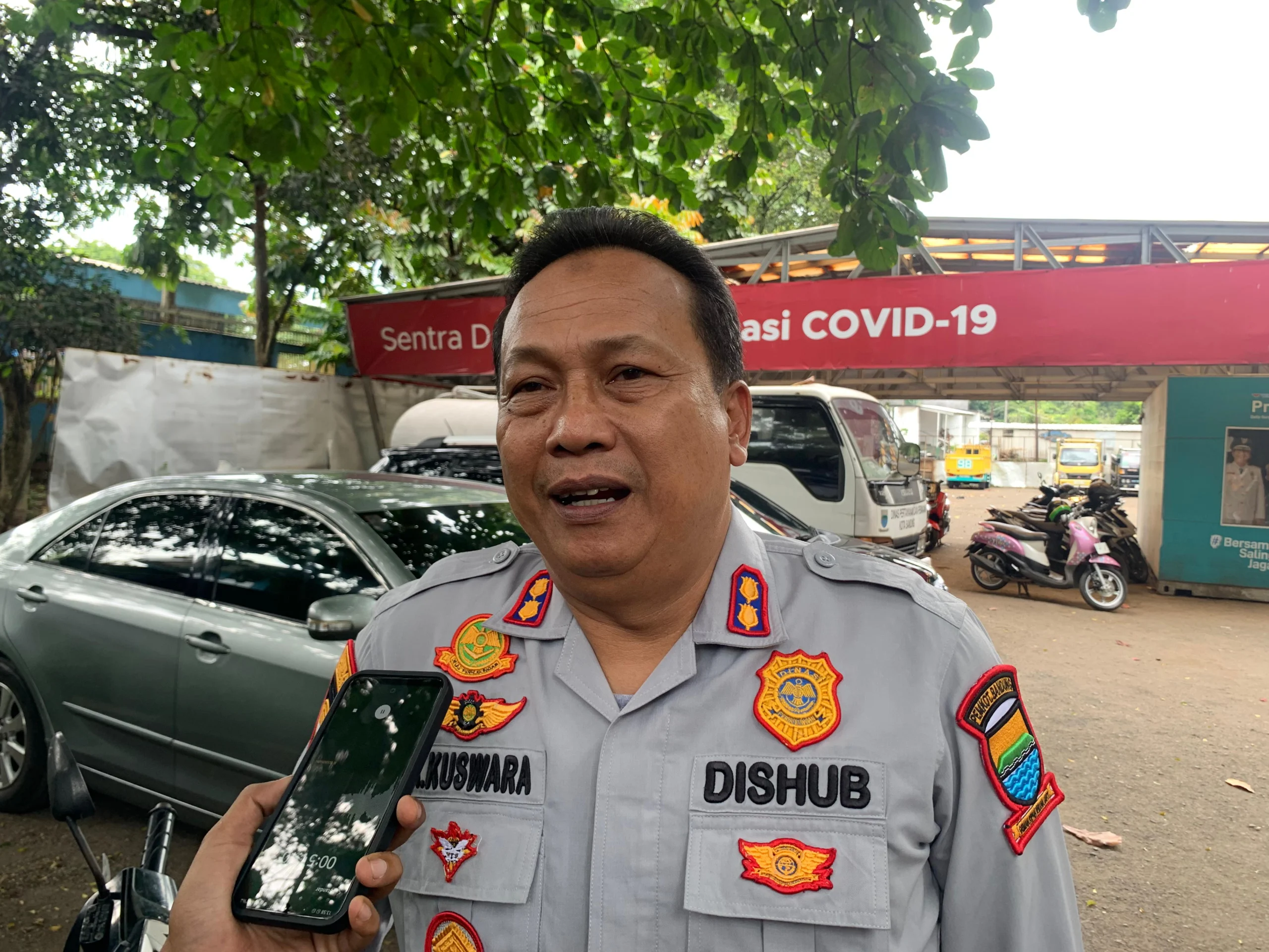 Plt Kepala Dinas Kota Bandung, Asep Kuswara (Sadam Husen / Jabar Ekspres/