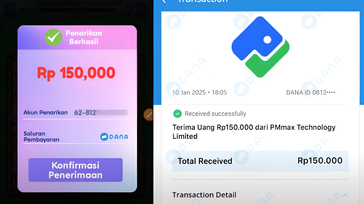 Gokil! Baru Main Sebentar, Langsung Dapat Rp150.000 dari Aplikasi Game Penghasil Uang