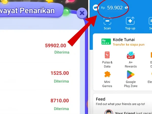 Tarik Saldo Gratis hingga Rp59.902 Ribu Per Hari, Cukup Main Game Penghasil Uang 2025