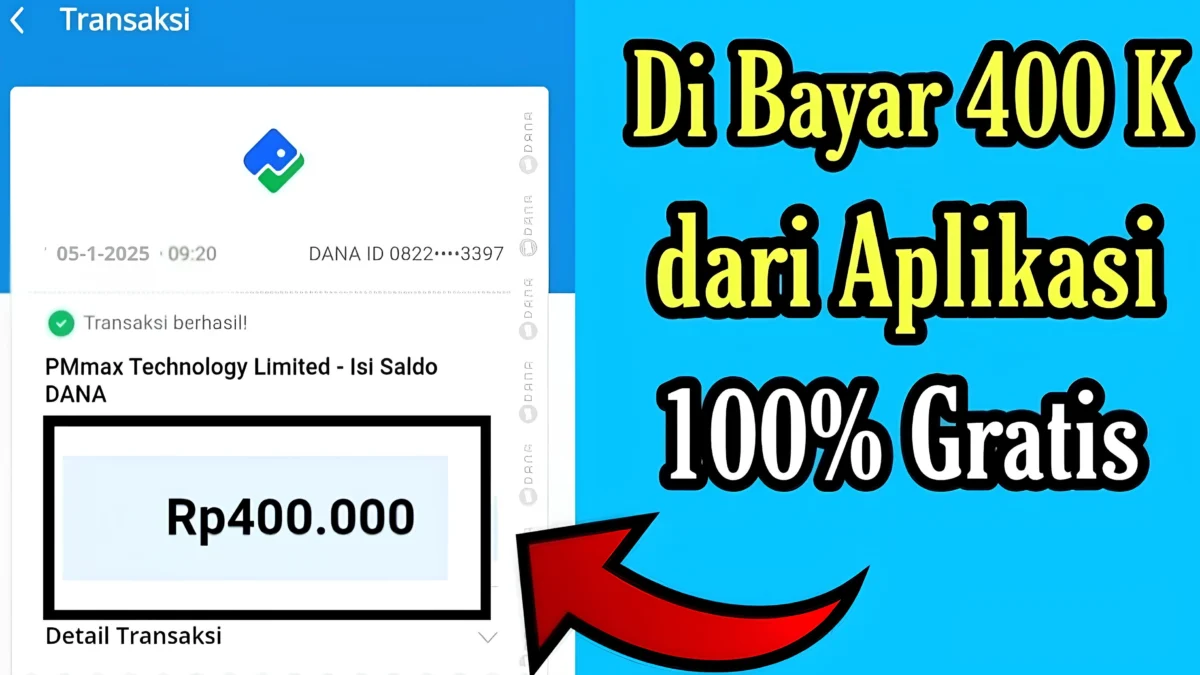 Aplikasi Penghasil Uang Membayar Rp400.000 di Tahun 2025, ini Caranya