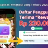 Terima "Reward" Saldo E-Wallet Rp230.000 Khusus Pengguna Baru di Aplikasi Penghasil Uang 2025 Ini