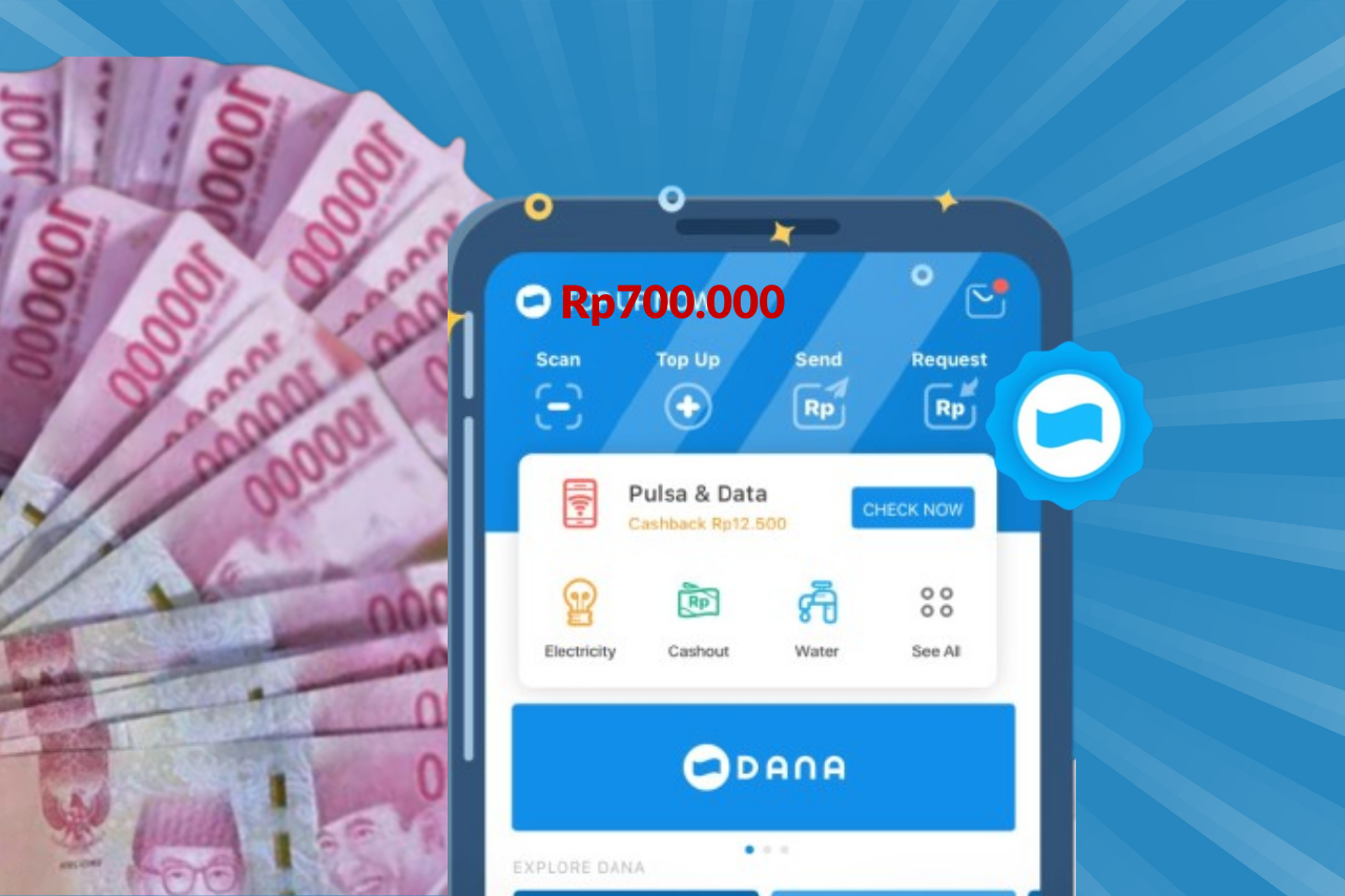 Pinjam Saldo Rp700.000 Via EWallet Langsung Cair Tanpa Syarat KTP