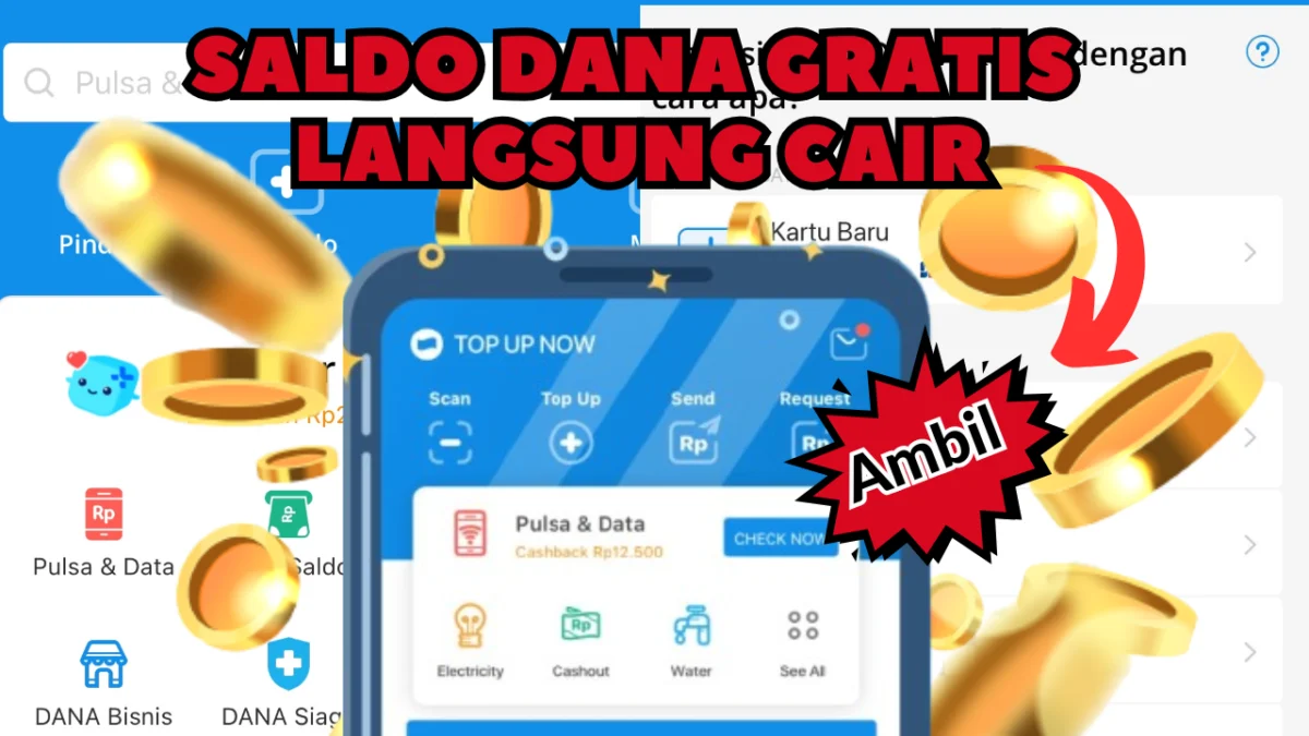 Ambil Saldo Rp340.000 EWallet DANA Gratis Cair Hitungan Detik Langsung Ke Akun