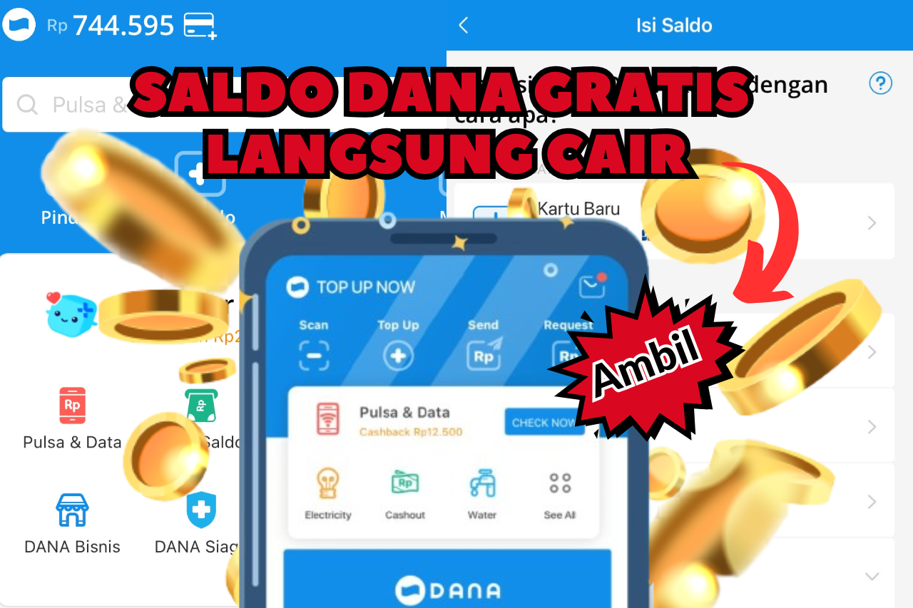 Ambil Saldo Rp340.000 EWallet DANA Gratis Cair Hitungan Detik Langsung Ke Akun