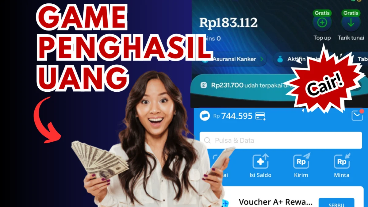 Sehari Cair Rp140.000 Saldo EWallet Buka Game Penghasil Uang Tercepat 2025