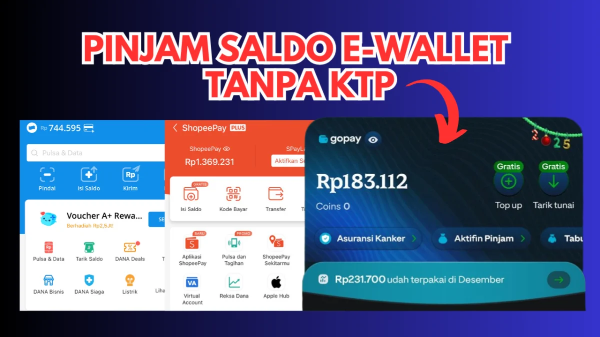 Tanpa KTP, Pinjam Saldo Hingga 900.000 Bisa Cair, Ini Langkahnya