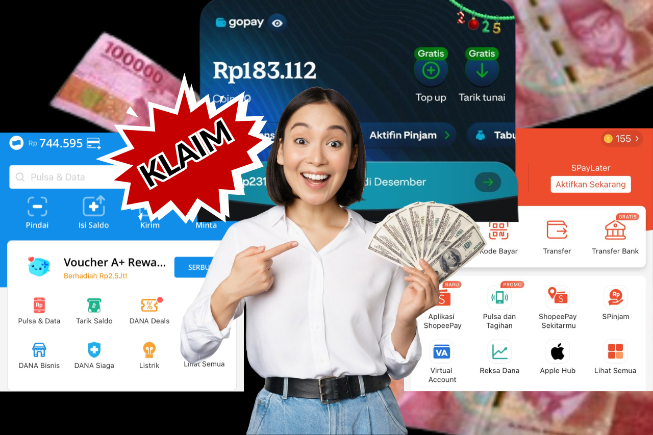 Klaim REWARD Saldo Dompet Digital Hingga Rp270.000 Cukup Tap-Tap di Aplikasi Penghasil Uang