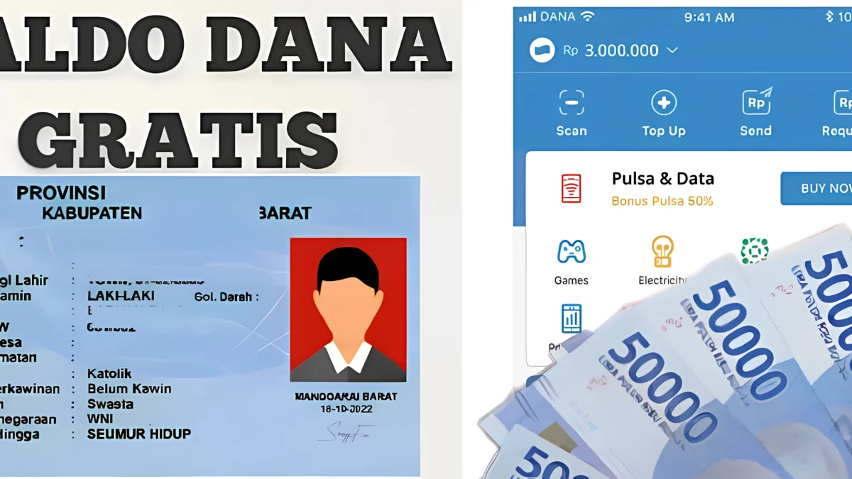 Daftar Pakai KTP Cair Saldo Dana Hingga Rp 2 Juta, Begini Caranya