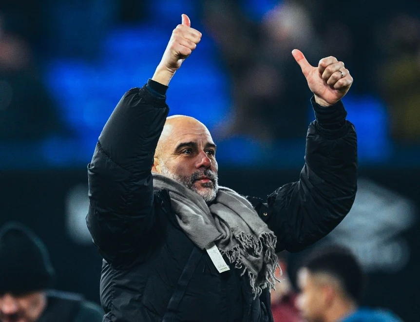 Pep Guardiola, usai Manchester City taklukan Ipswich Town 6-0. (Instagram / pepteam)