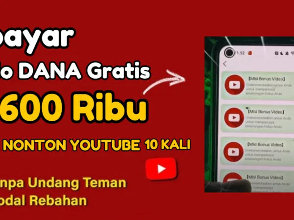 Aplikasi ini nggak main-main, lho! Cuma dengan nonton 10 video, kamu bisa mengantongi saldo gratis Rp600 ribu langsung cair ke akun DANA.