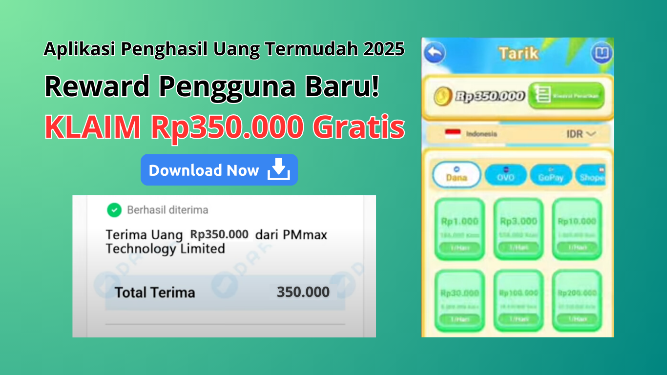 Daftar "Pengguna Baru" Bisa KLAIM Saldo DANA Rp350.000 Gratis Langsung Cair