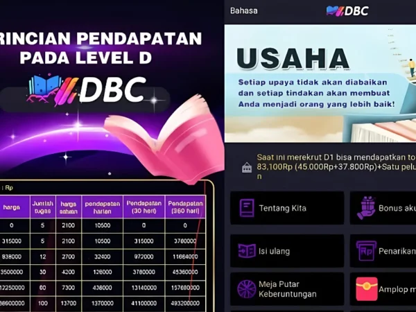 Aplikasi penghasil uang DBC yang kini tengah Viral