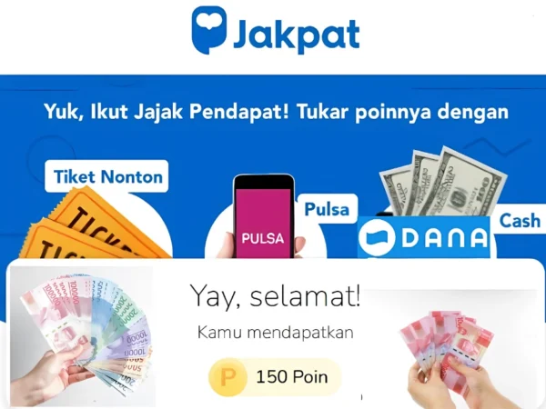 Aplikasi penghasil saldo DANA gratis dengan cara survey.