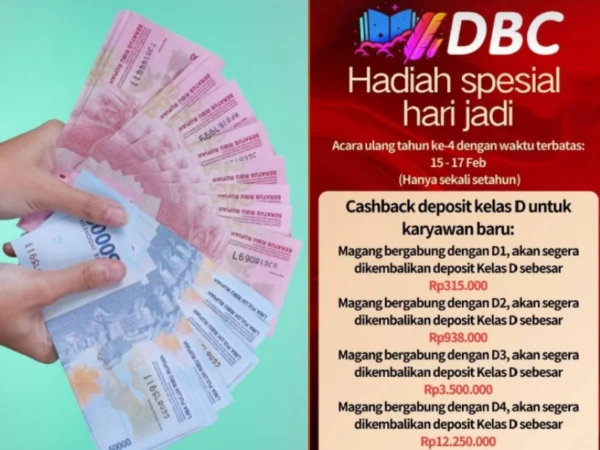 Aplikasi DBC yang diduga sebagai Money Game berSkema Ponzi.