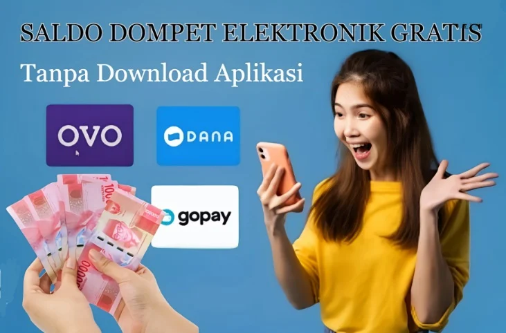 CAra Dapat Saldo Gratis tanpa download Aplikasi.