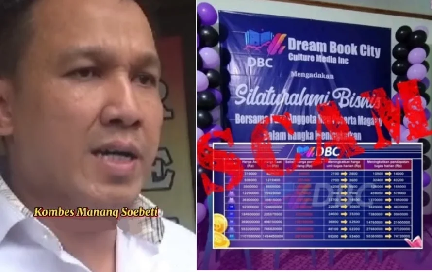 Direktur Reserse Kriminal Umum Polda Jambi, Kombes Manang Soebeti saat menerima para korban penipuan investasi Aplikasi DBC. (dok.jambiekspres)