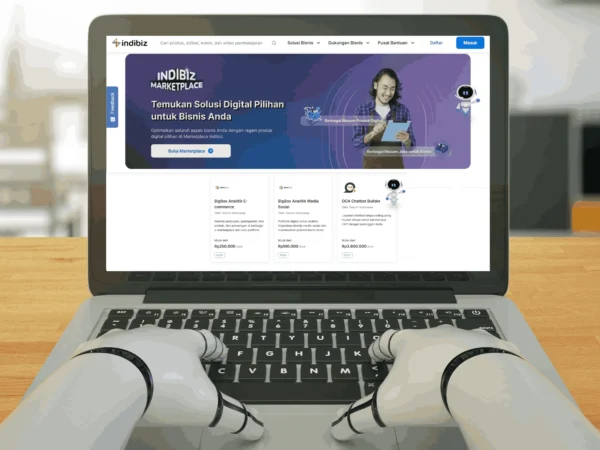 Tampilan Indibiz Telkom yang menghadirkan Inovasi AI untuk Bantu Transformasi Digital SME