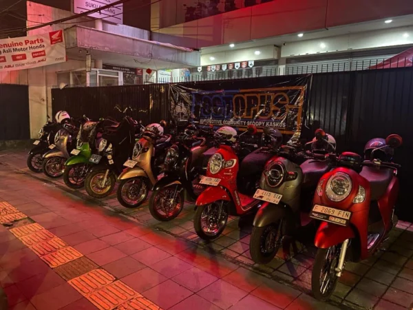 Kopdar dan pengangkatan anggota baru yang digelar Honda Scoopy Bogor (Octopus)