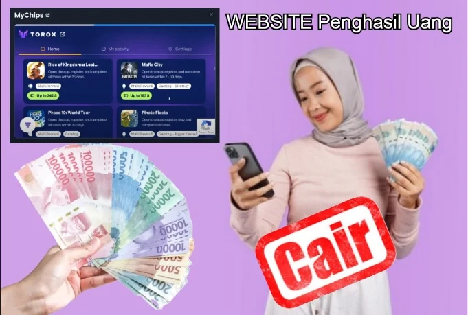 Website penghasil uang hingga ratusan dolar dalam sehari.