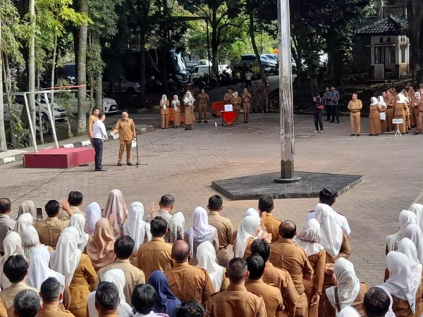 Apel Perdana Wakil Wali Kota Cimahi, Adithia Yudhistira Tegaskan Sinergitas dan Keterbukaan di Kalangan ASN (Mong)