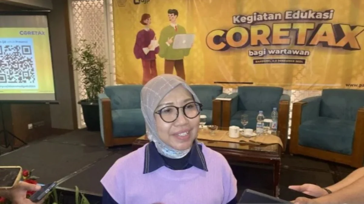 Direktur Penyuluhan, Pelayanan dan Hubungan Masyarakat DJP Dwi Astuti. (Foto/ANTARA)