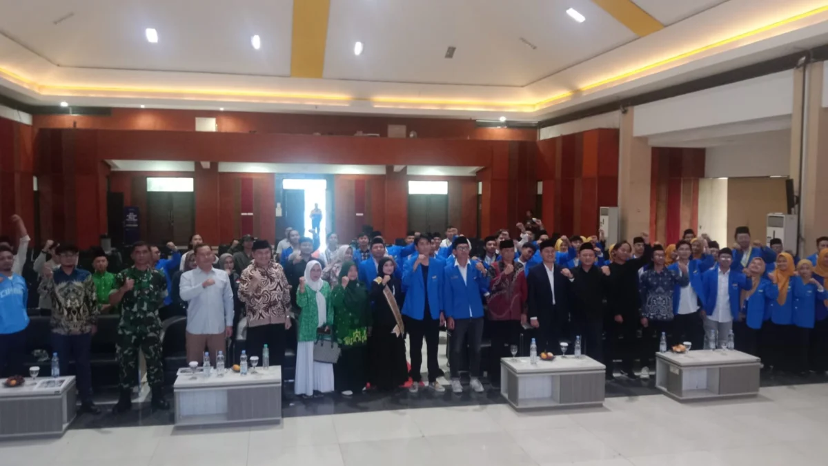 Pelantikan Kepengurusan PMII Kota Cimahi Periode 2024-2025 di Gedung Technopark Kota Cimahi/Firman Satria/Jabar Ekspres/