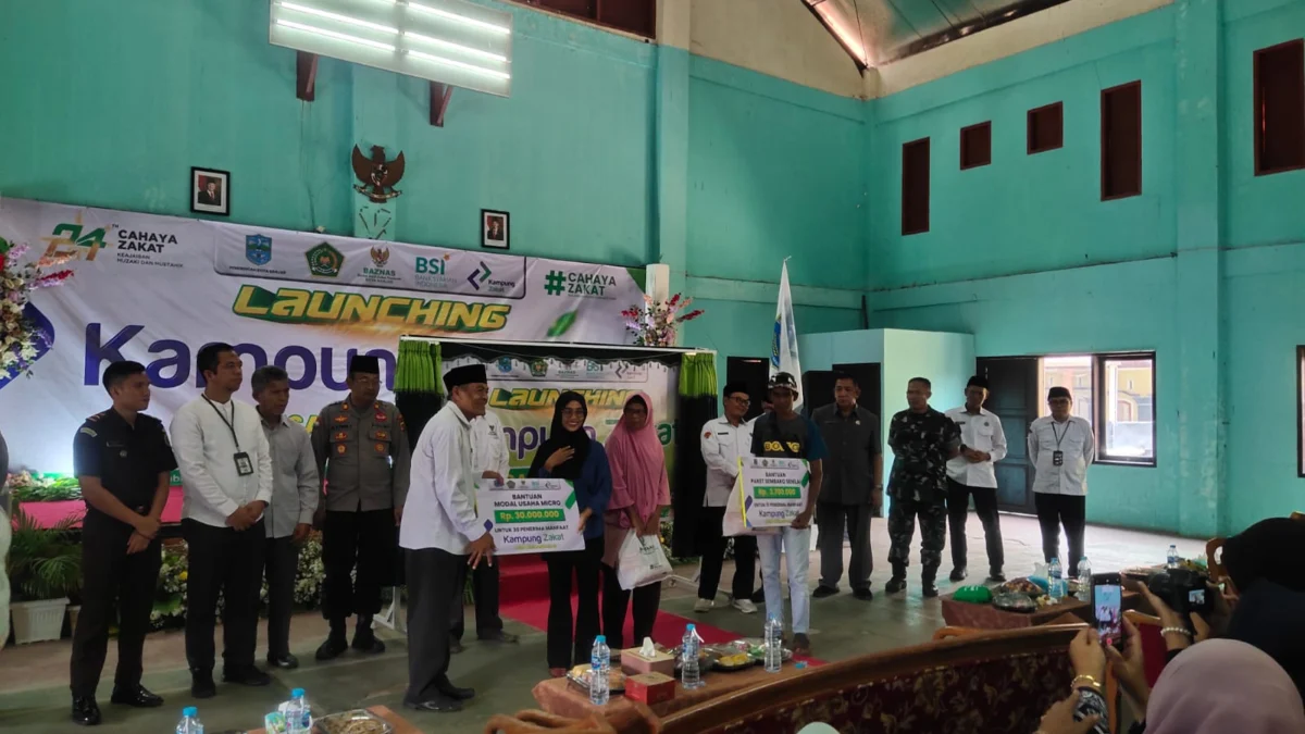 Launching Kampung Zakat di Desa Mekarharja Kota Banjar Jawa Barat dilaksanakan belum lama ini. Mekarharja menjadi lokasi ke-7 Kampung Zakat di Indonesia. (Istimewa)