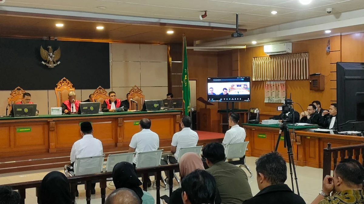 Dok. Suasana sidang lanjutan kasus dugaan korupsi Program Bandung Smart City. Selasa (18/2). Foto. Sandi Nugraha.