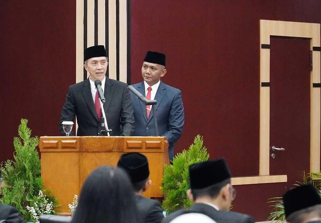 Wali Kota Bogor, Dedie A. Rachim dan wakilnya Jenal Mutaqin. (Yudha Prananda / Jabar Ekspres)