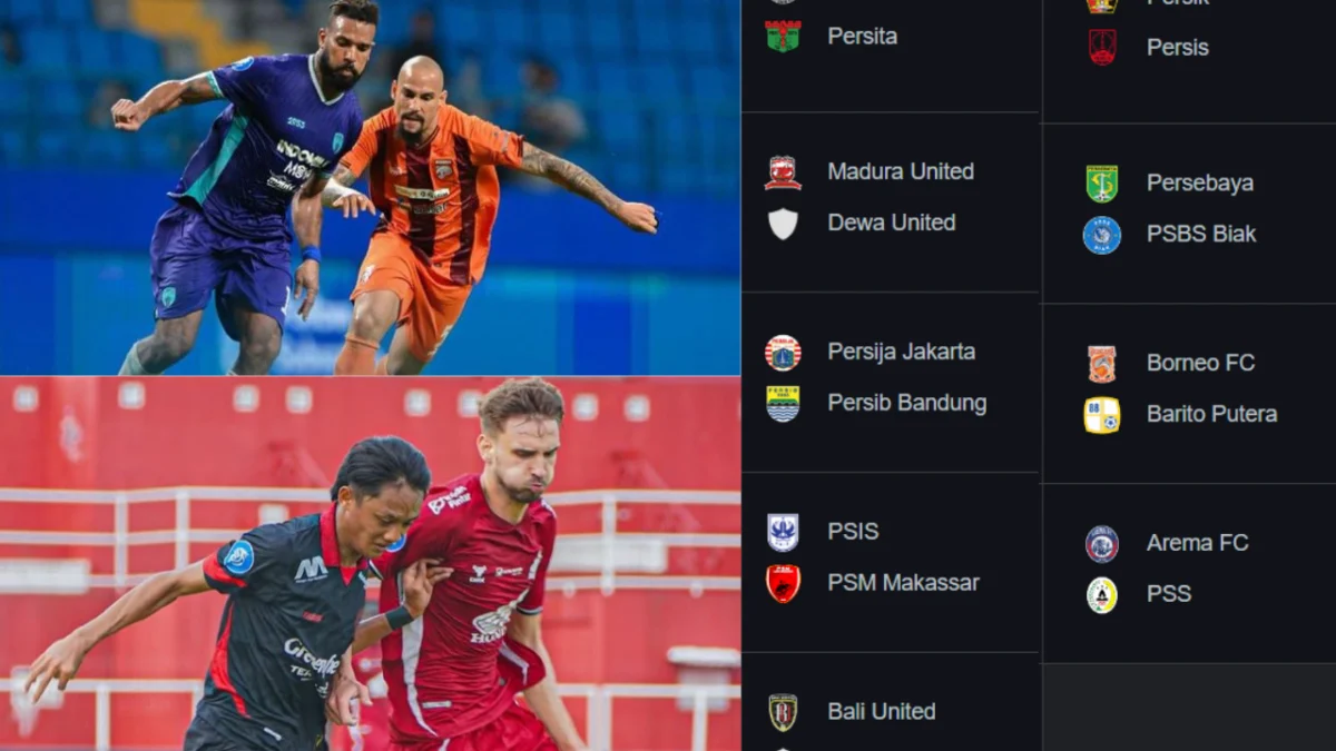 Jadwal Pertandingan Pekan Ke-23 BRI Liga 1 2024/2025, Catat Tanggalnya!