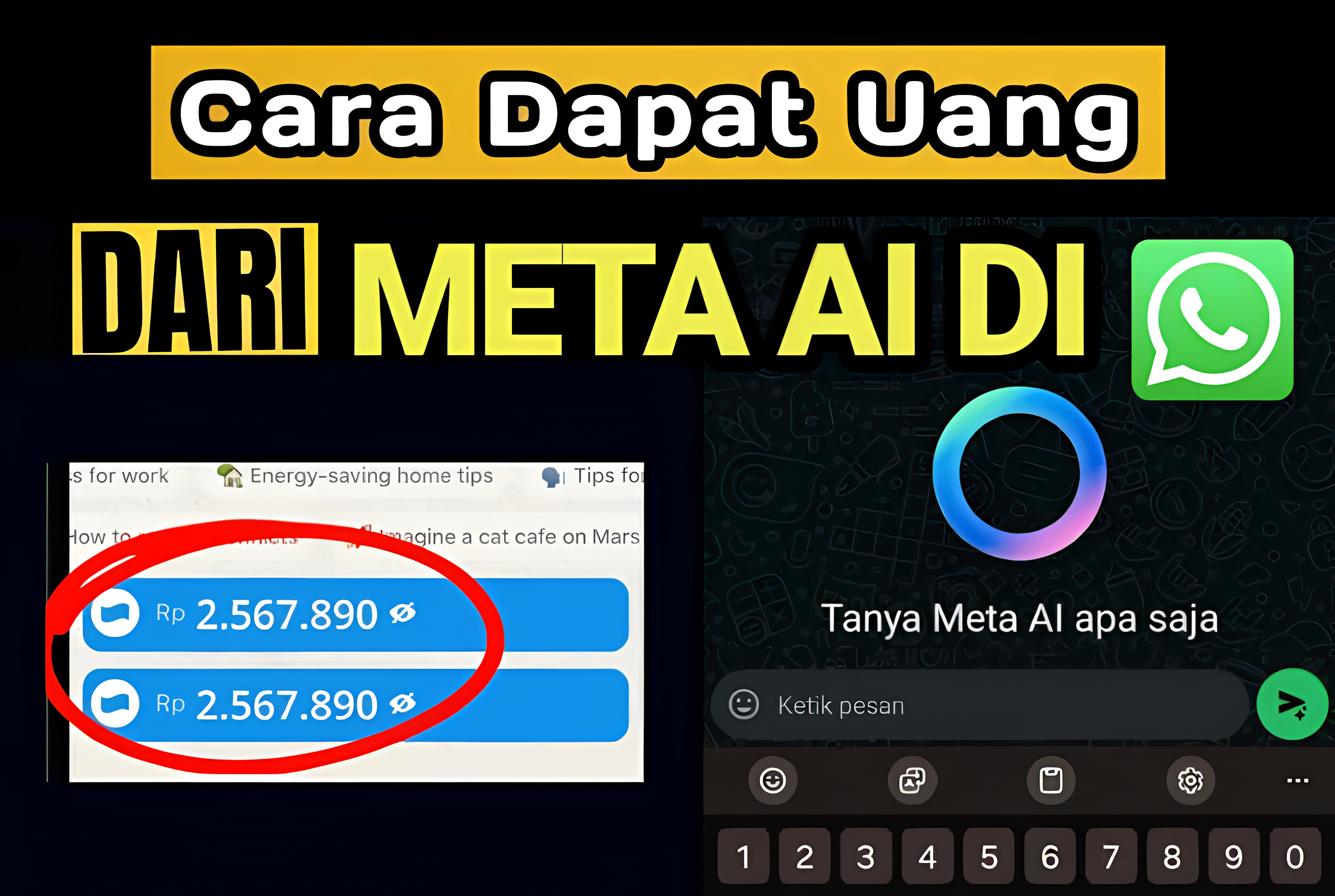 Langkah-Langkah Menghasilkan Uang dari Meta AI WhatsApp