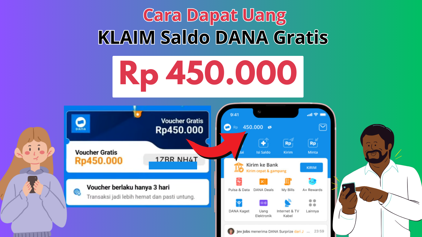 KLAIM Saldo Rp450.000 Gratis di Aplikasi DANA, Ini Caranya