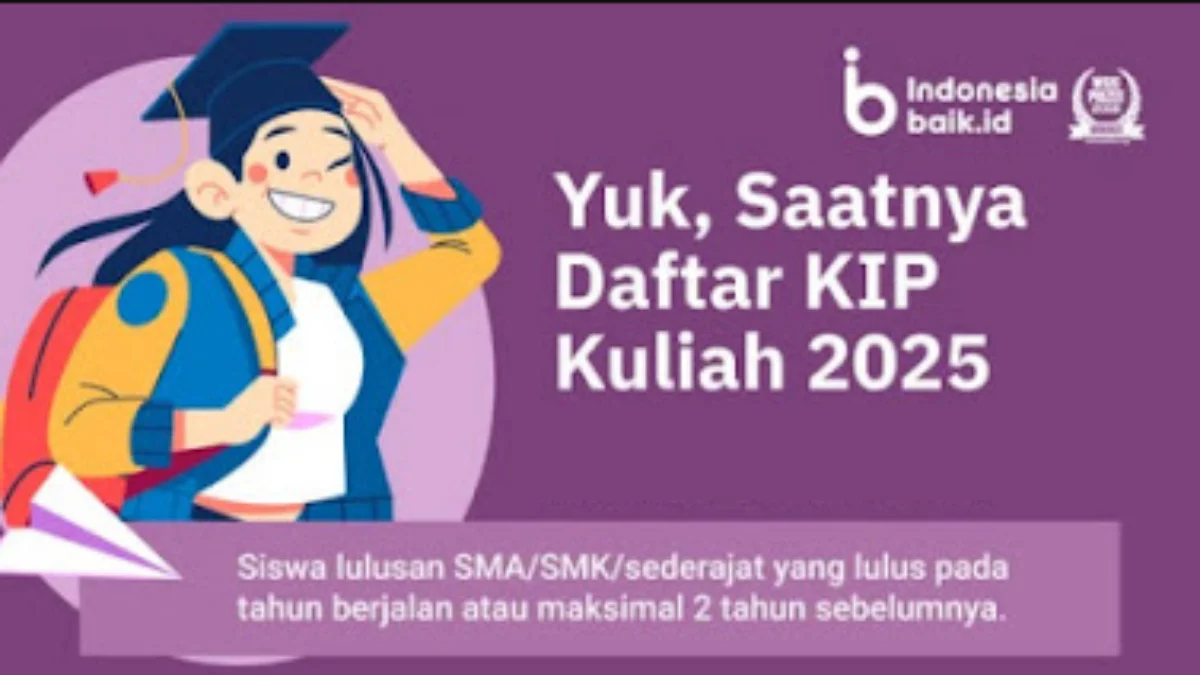 Pendaftaran KIP Kuliah SNBT 2025 Resmi Dibuka! Ini Cara Daftarnya