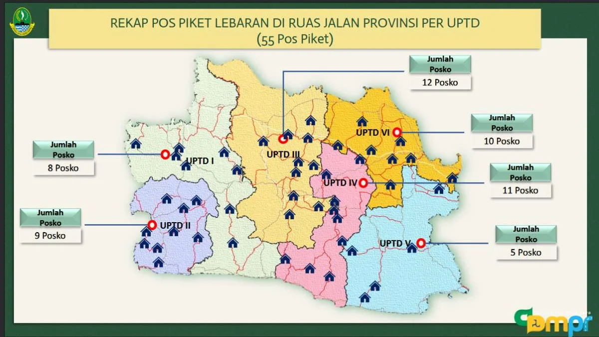 Ada 55 Posko Piket Lebaran di Jalur Mudik dan Wisata Jawa Barat, Ini Titiknya!