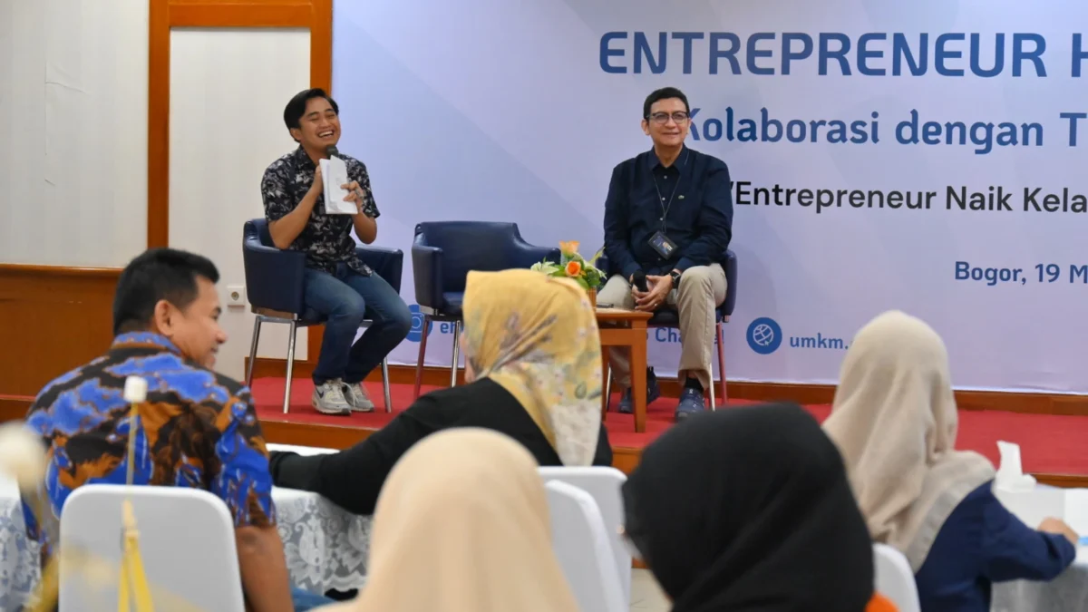 Entrepreneur Hub 2025 yang diselenggarakan secara hybrid di Hall Harmonis Telkom Bogor