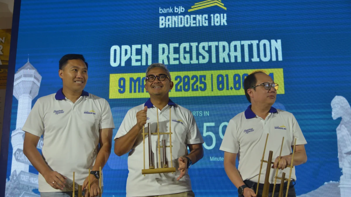 Peluncuran Bank bjb Bandoeng 10K dengan 3000 pelari.