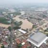 Kondisi banjir di bekasi. (Foto: ANTARA)