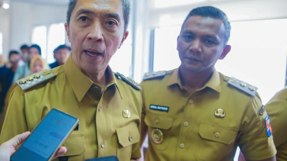 Wali Kota Bogor, Dedie A. Rachim bersama wakilnya Jenal Mutaqin. (Yudha Prananda / Jabar Ekspres)