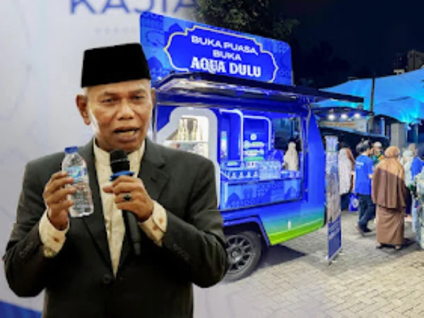 AQUA dan Dewan Masjid Indonesia kerahkan truk edukasi ke 50 masjid di DKI Jakarta dan Jawa Barat sebagai upaya meningkatkan kesadaran jemaah akan pentingnya air mineral yang 100% murni, halal, dan thayyib.