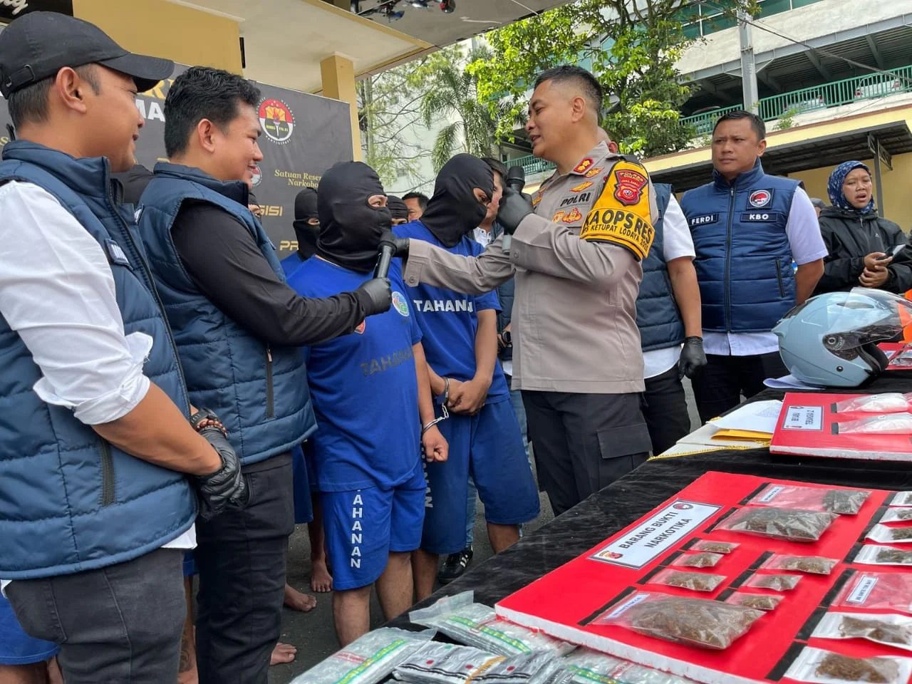 Izrail alias Riyan Kembali Ditangkap Polisi usai Mengedarkan Narkoba di Wilayah Hukum Polres Cimahi. (Mong)
