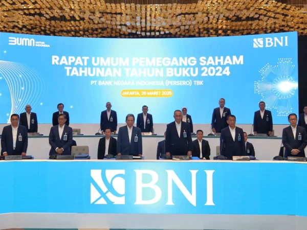 RUPST BNI Tetapkan Total Dividen Tunai Rp13,95 T