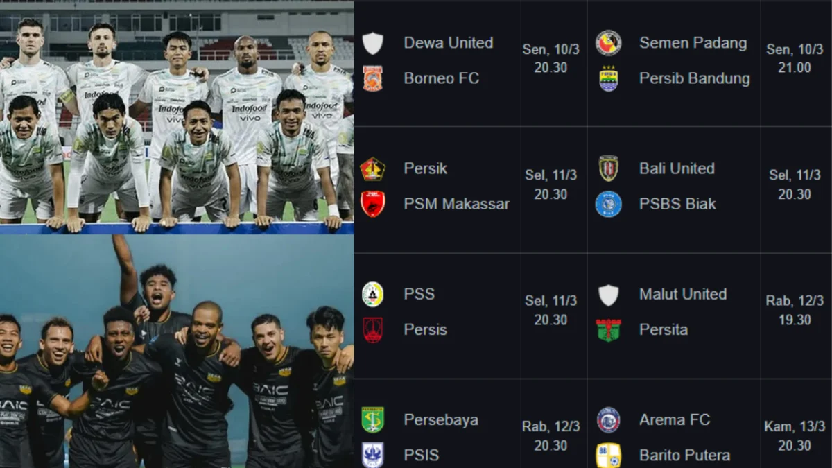 Jadwal Lengkap Pekan Ke-27 BRI Liga 1 2024/2025, Catat Tanggalnya!