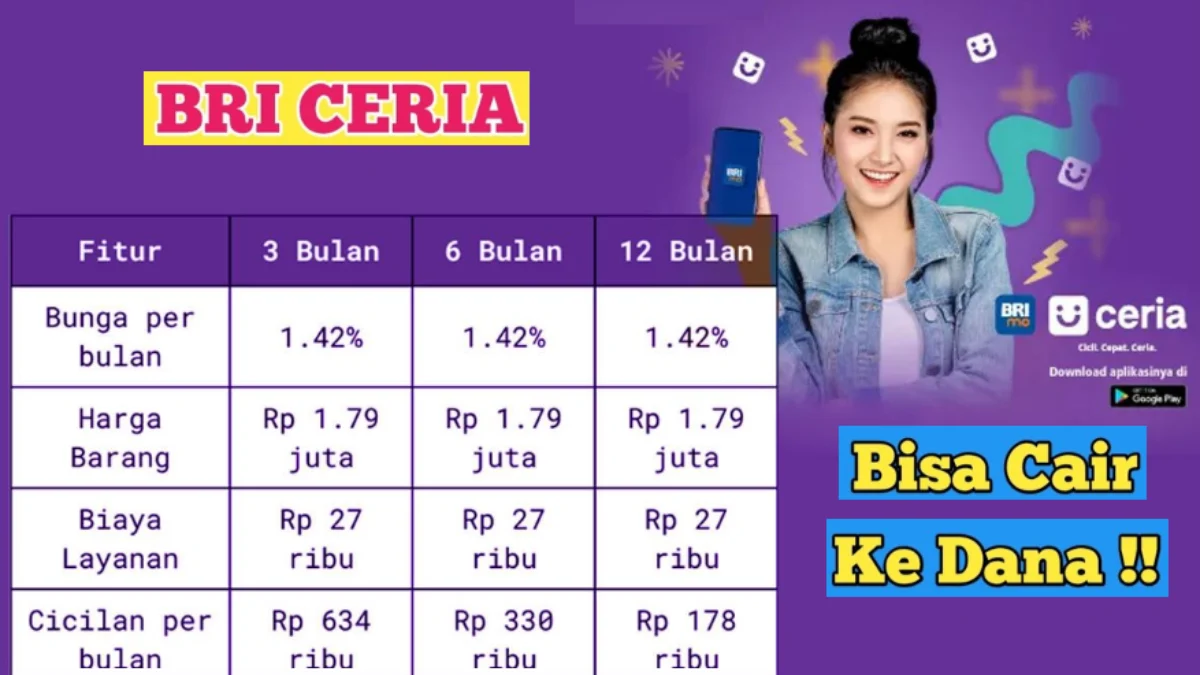 Pinjaman Saldo Dana BRI 2025 Cair Hingga Rp20 Juta Tanpa Jaminan Cuma Pakai KTP