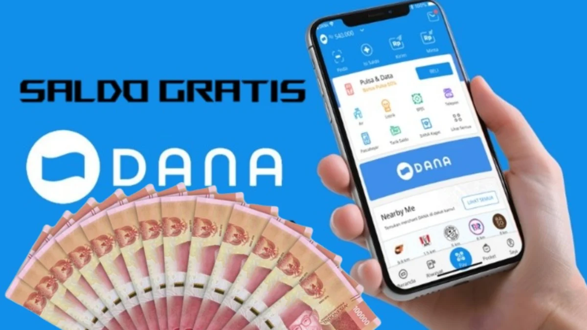Saldo DANA Gratis cair tanpa kerjakan misi.