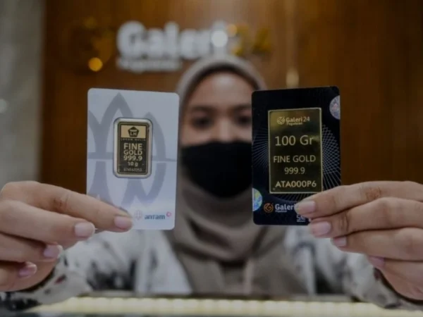 Tabungan emas diprediksi naik hingga 10 kali lipat di akhir April 2025. (foto/ANTARA)