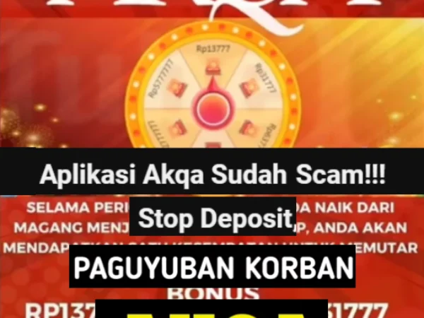 Aplikasi AKQA Dilaporkan ke Bareskrim oleh Grup Paguyuban Korban Aplikasi AKQA